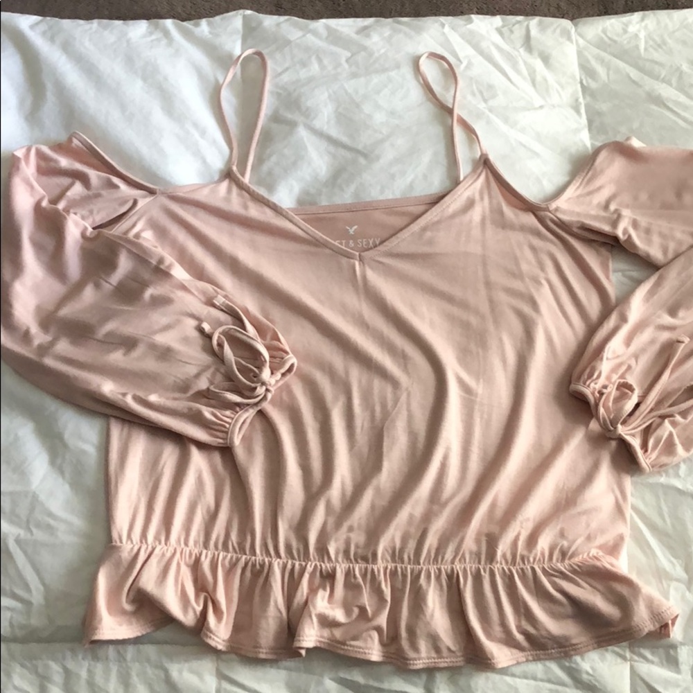 American eagle cold shoulder tank/ long sleeve